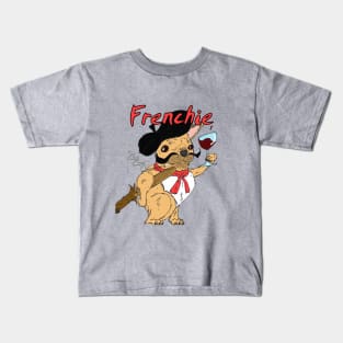 "Frenchie" the bull Kids T-Shirt